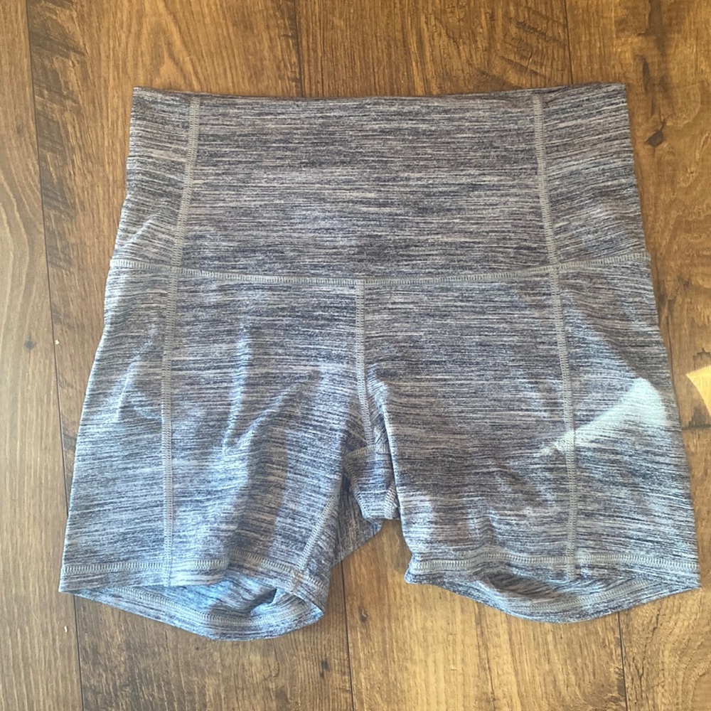 Lululemon Heather Gray High Waisted Short